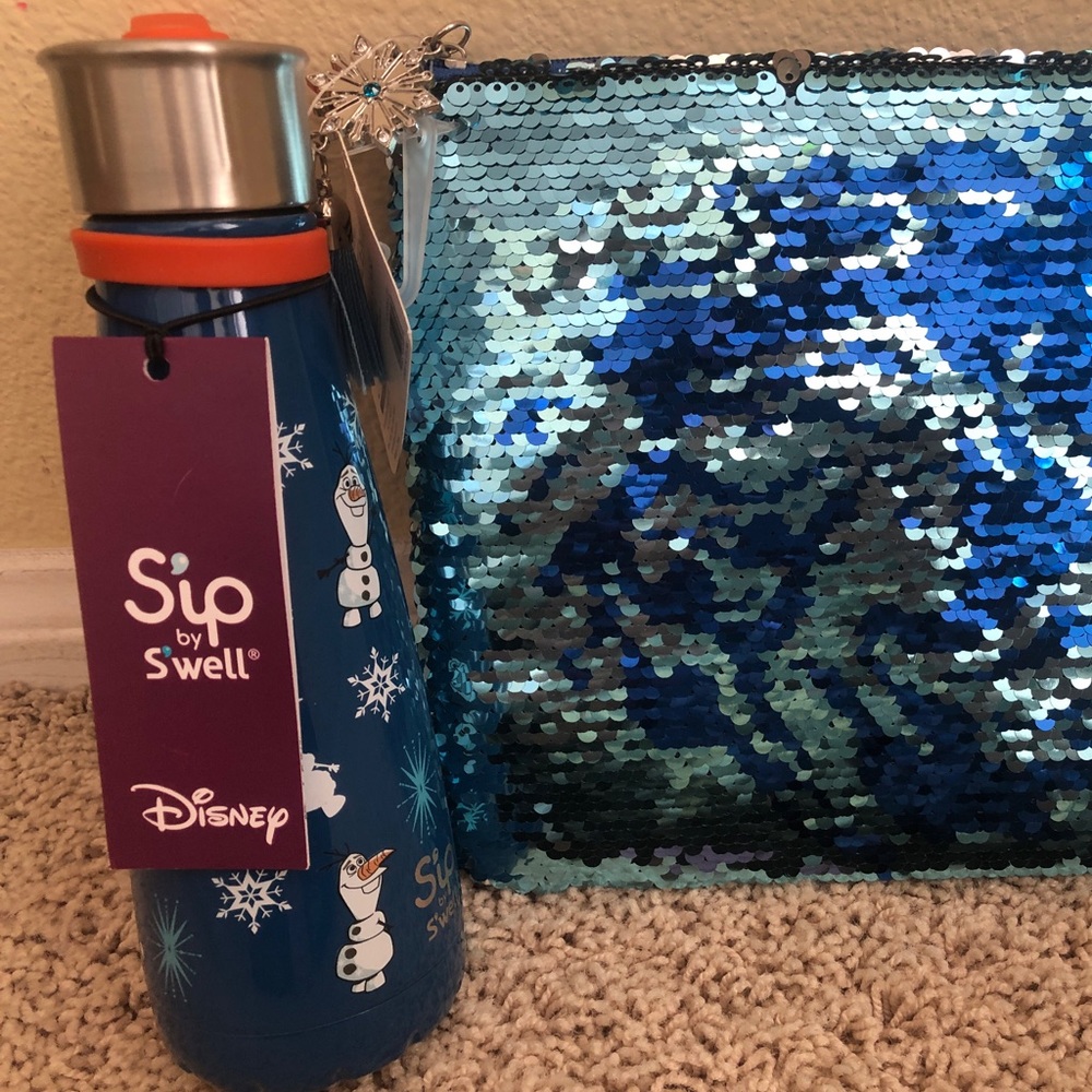 Sip by S’Well Disney Frozen II Olaf 8” Stainless Steel Water Bottle Pencil Case